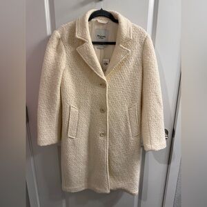 Abercrombie & Fitch Women's Cream Teddy Jacket